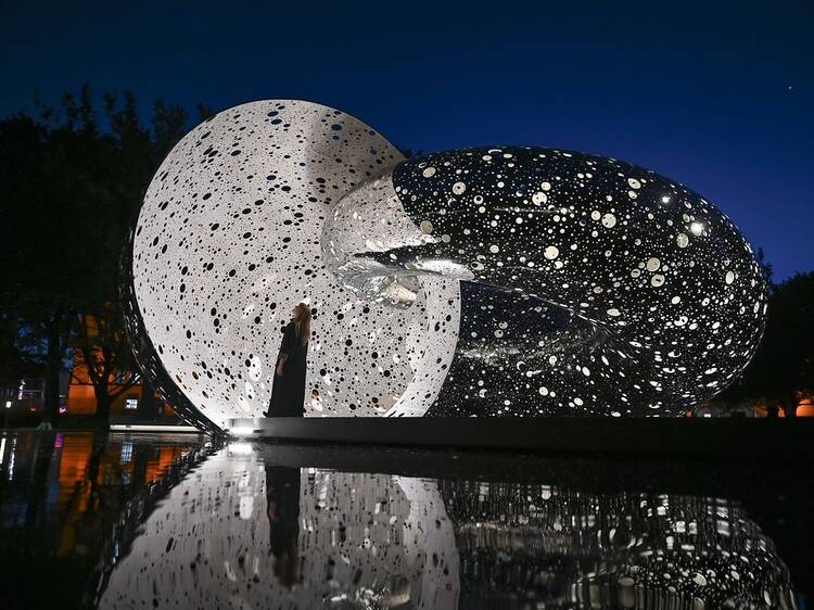 Australia’s most expensive public artwork has been unveiled at the National Gallery in Canberra