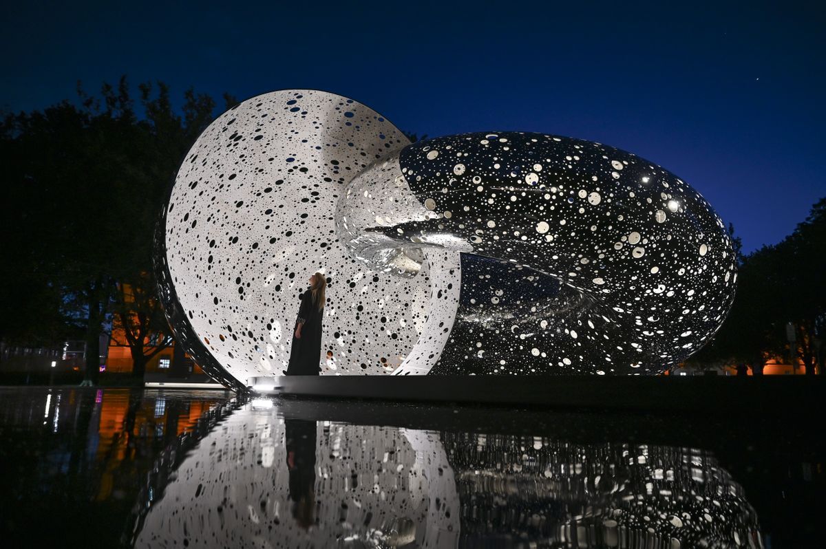 Australia's most expensive public artwork has been unveiled at the