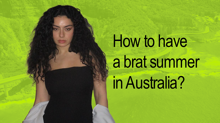 Brat summer cover featuring Charli xcx