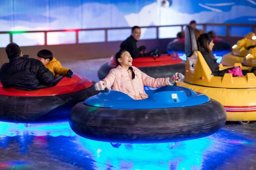 Snow City Singapore Ice Arena bumper cars