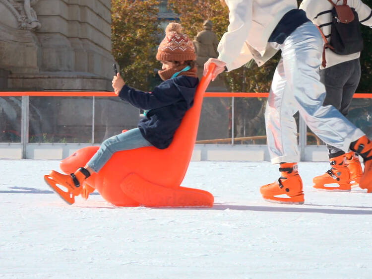 La pista de hielo y el mercadillo de Navidad de Plaza España ya tienen fecha de apertura