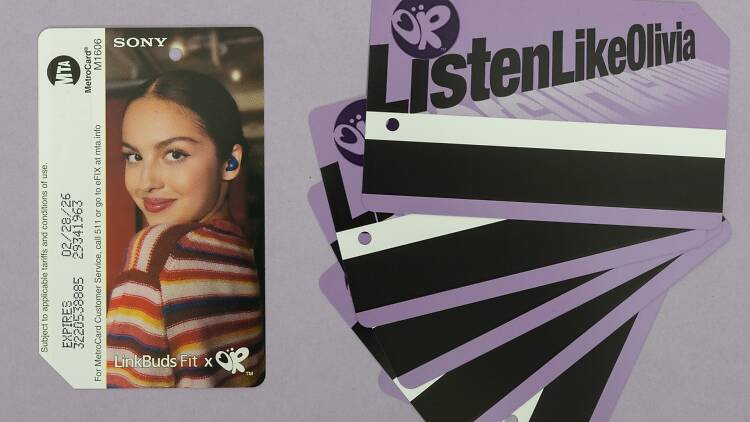 The  Olivia Rodrigo metrocards