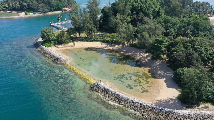 Snorkel and camp out at Sister’s Island