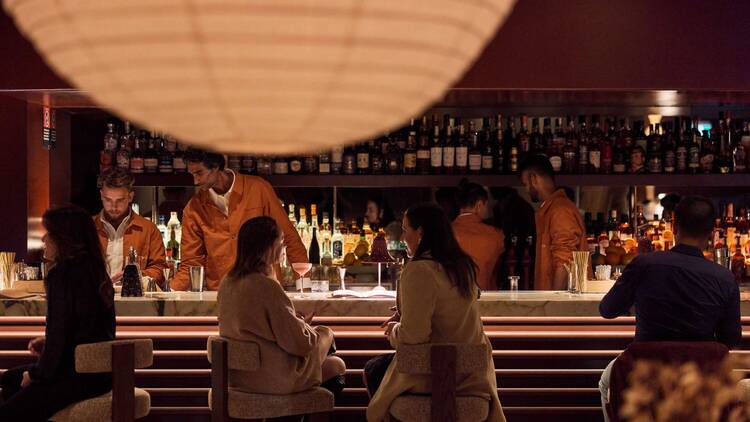 People sitting at Bar Tilda