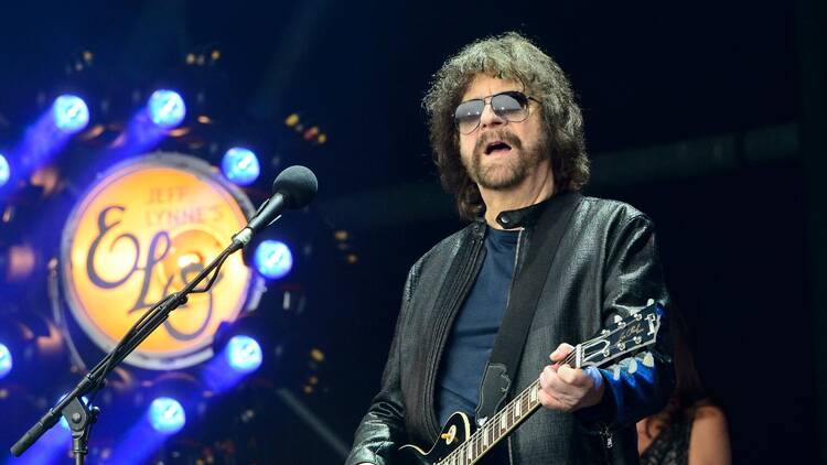 Jeff Lynne of ELO performing live at Glastonbury