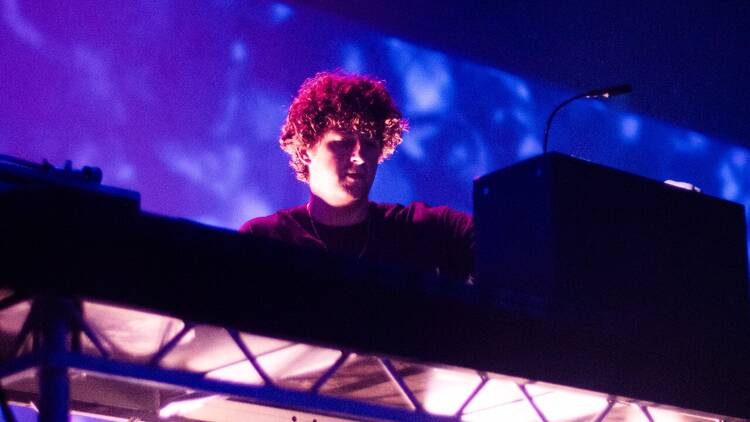 Jamie xx performing live