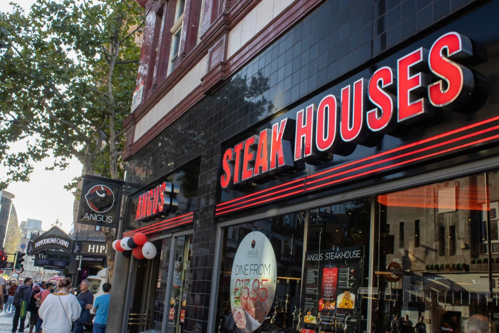 Angus Steak House in London