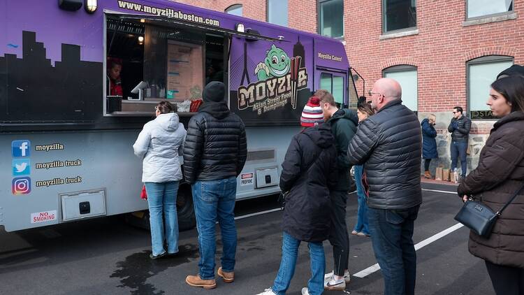 SoWa Winter Festival food truck village Moyzilla