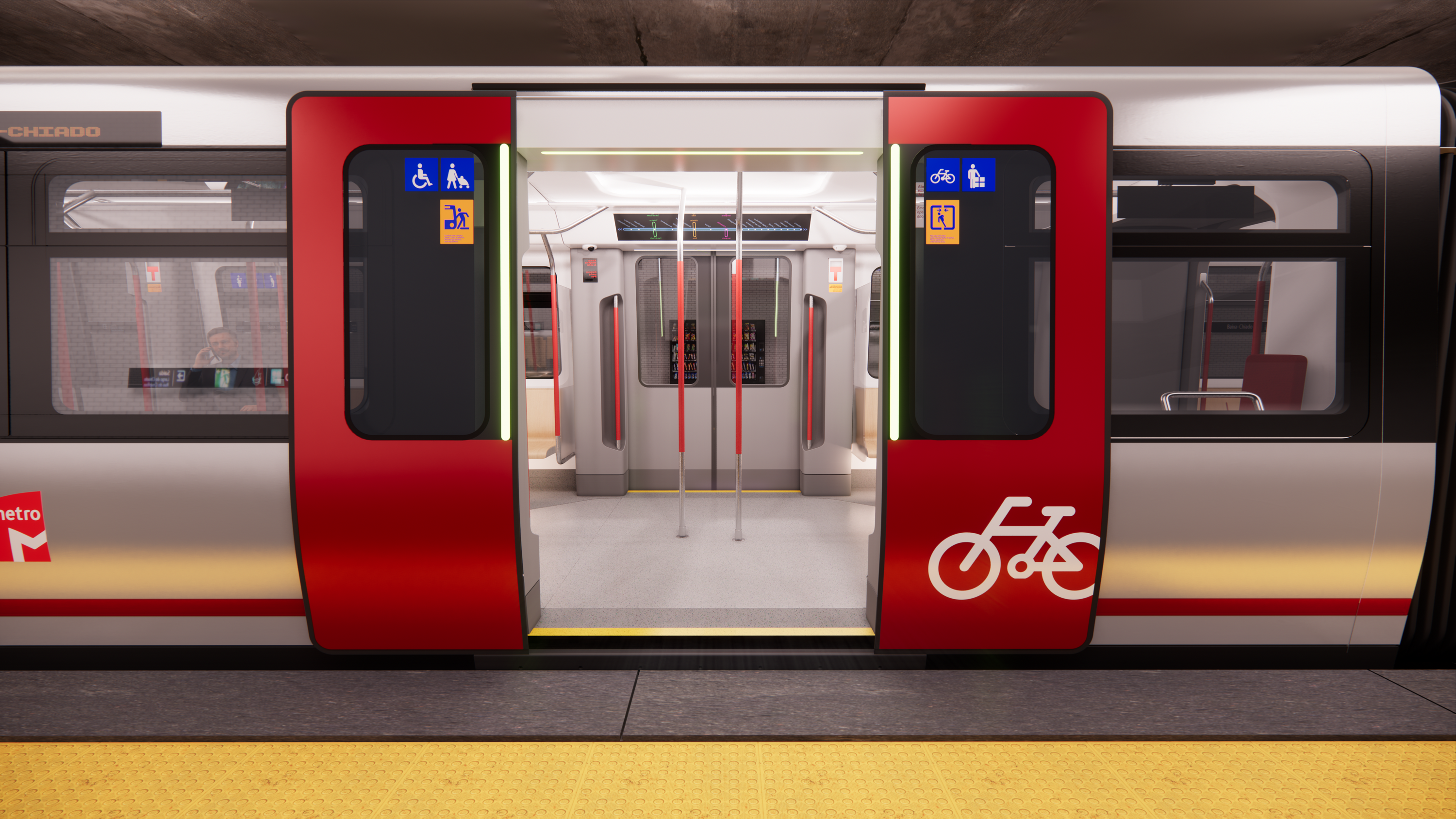 New Lisbon Metro Carriages