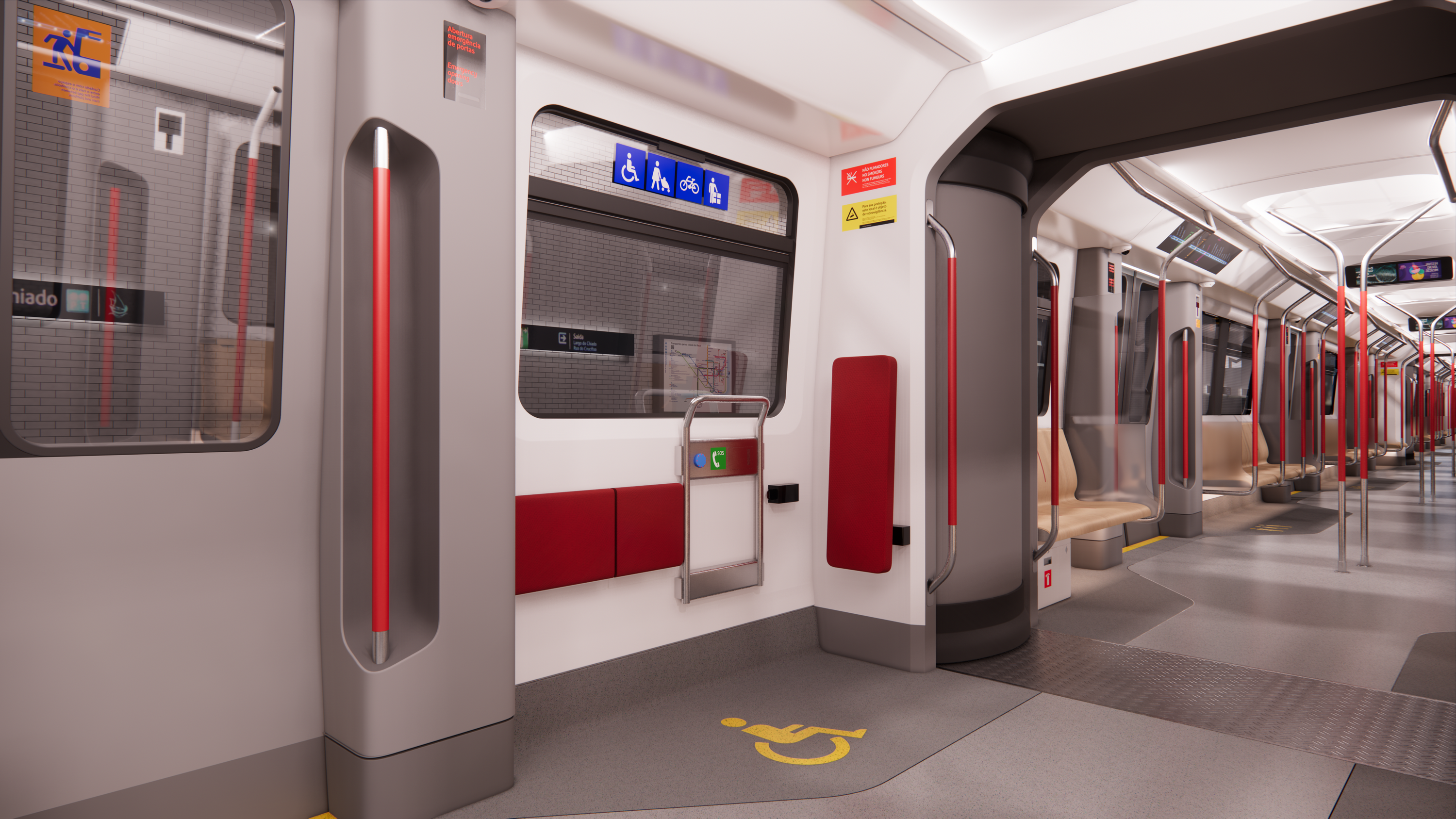 New Lisbon Metro Carriages