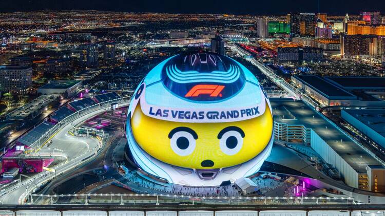 Las Vegas Grand Prix from above