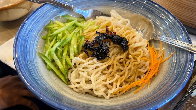 Scallion noodles at Good Alley