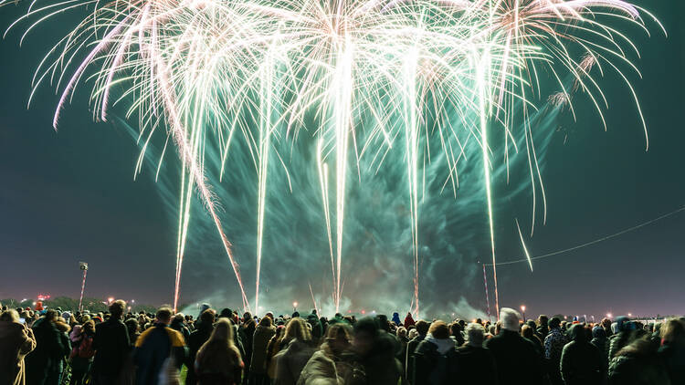 Fireworks display in London