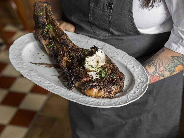 The Axe Handle steak at St. Anselm in Washington, D.C. 