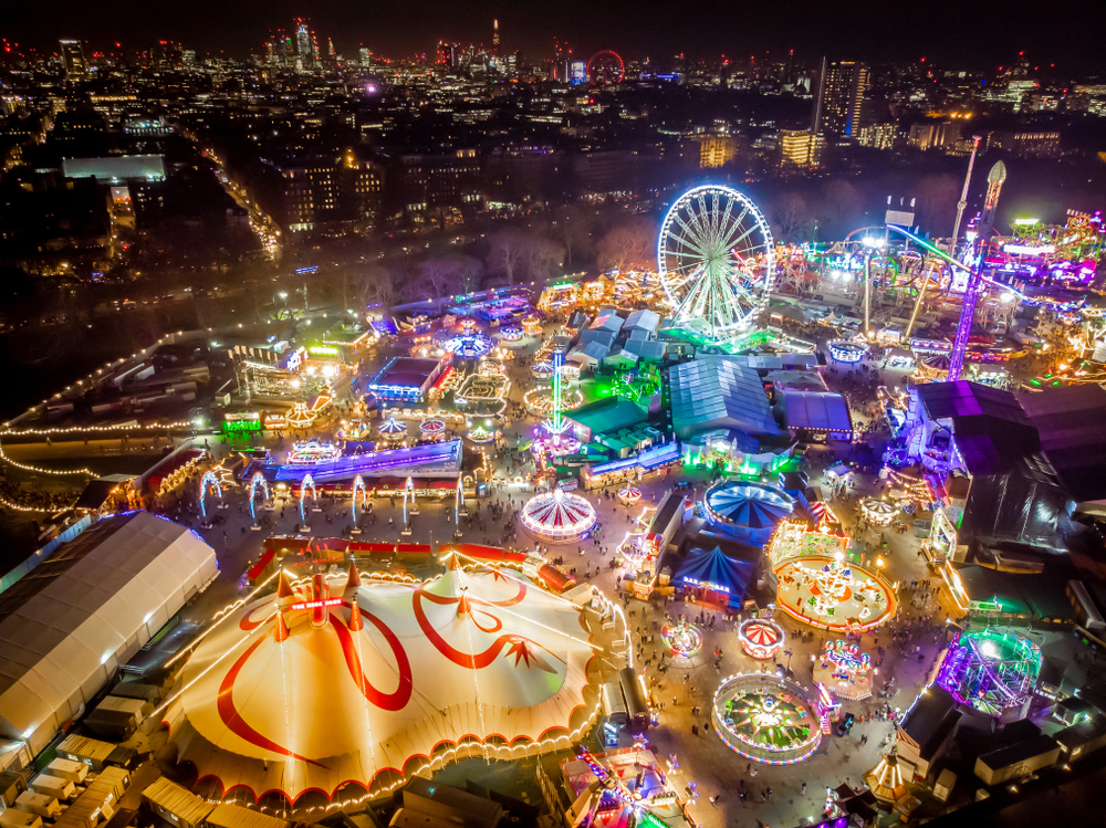 Winter Wonderland in London’s Hyde Park