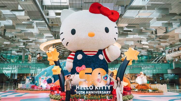 Changi Festive Village featuring Hello Kitty