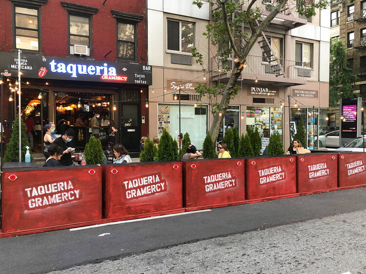 Tacos and a marg from Taqueria Gramercy