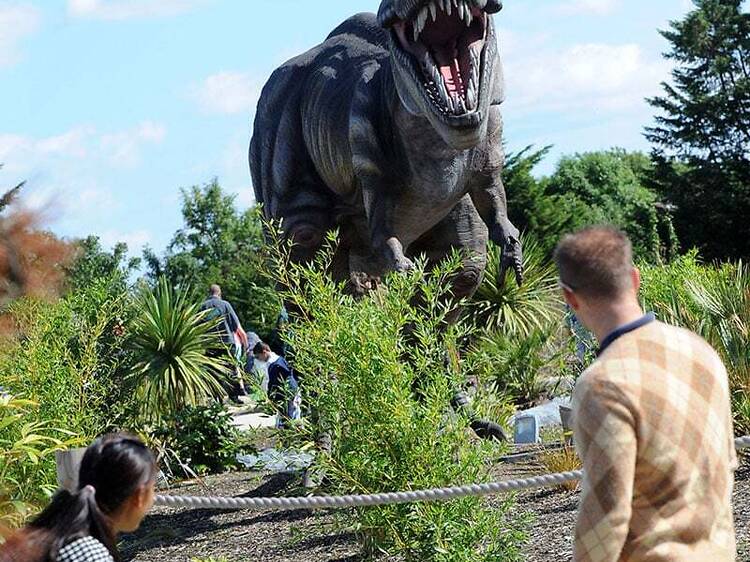 Tee off at Dinosaur Escape Adventure Golf