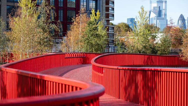 Asif Khan Canada Water boardwalk