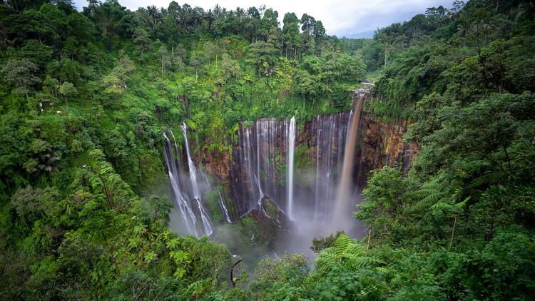 Cool off at Tumpak Sewu waterfall