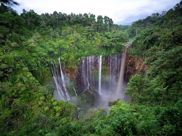 Cool off at Tumpak Sewu waterfall