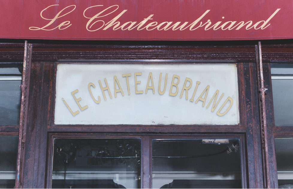 Devanture du Chateaubriand