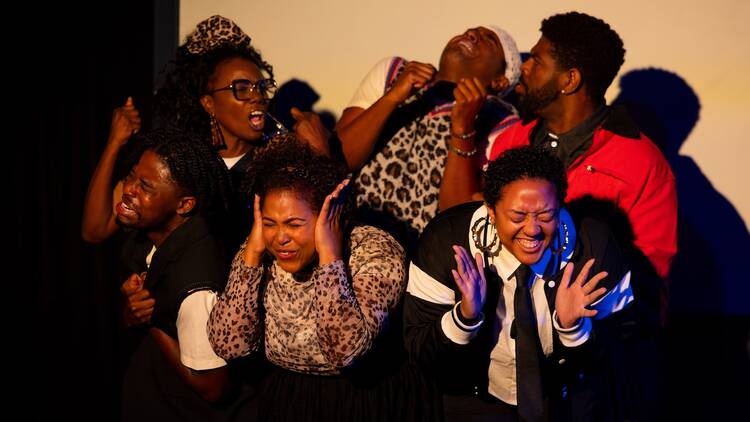 The cast of "Dance Like There’s Black People Watching: A Black Excellence Revue."