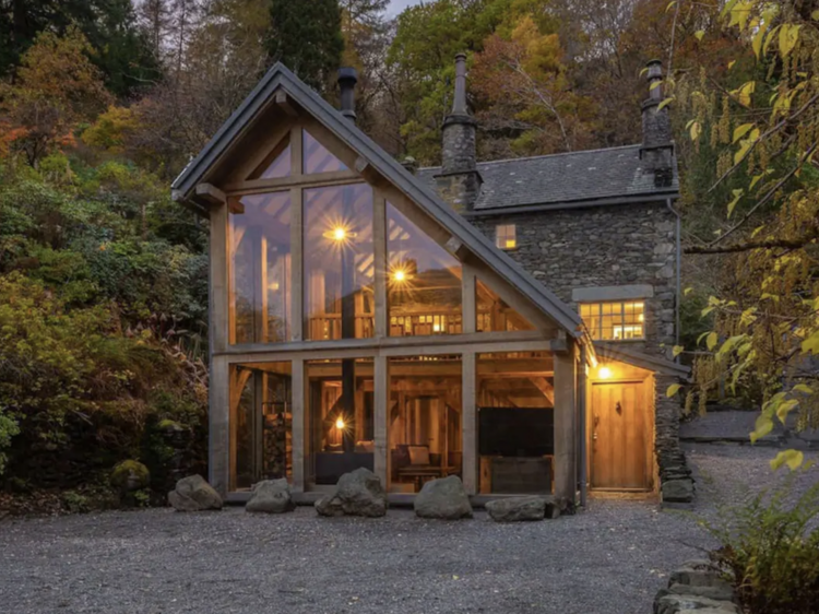 The modern-rustic cabin in Glenridding