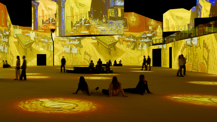 Van Gogh projected at the Lume