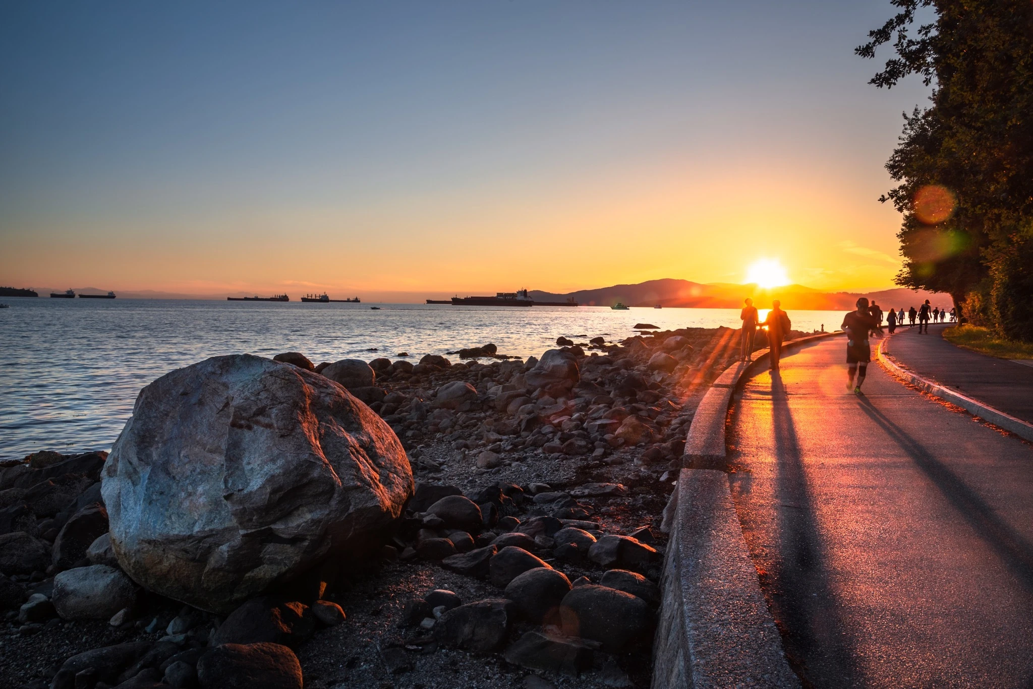 The Seawall in Vancouver
