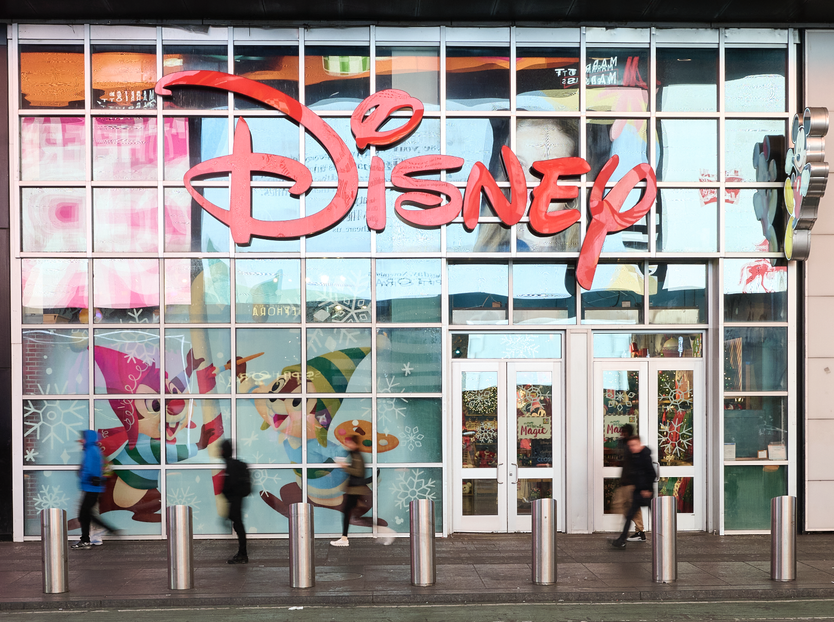 The Disney Store in Times Square has just morphed into a holiday wonderland