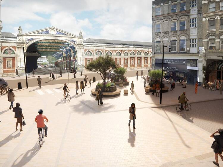 This historic street near Smithfield Market is getting a leafy, pedestrian friendly makeover