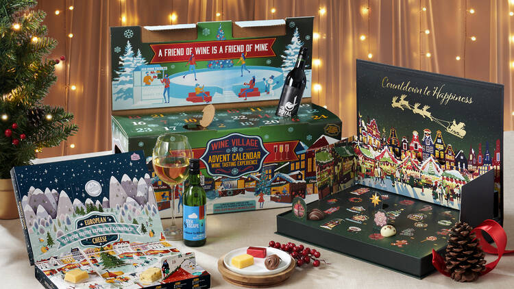 A selection of advent calendars from Aldi. 