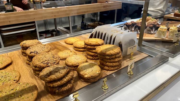 Cookie selection at Helms Bakery