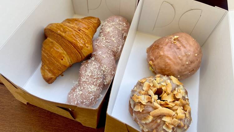 Helms Bakery doughnuts and croissant