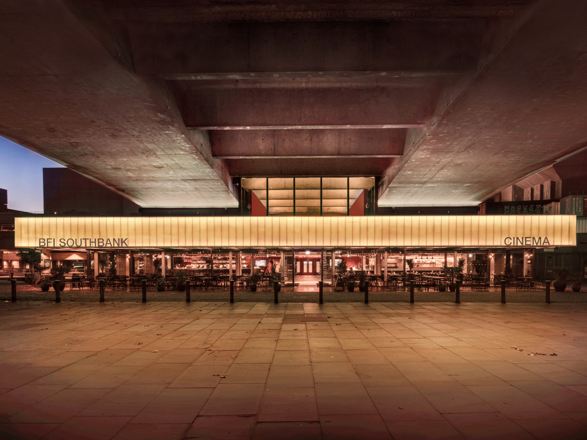 BFI Southbank at night