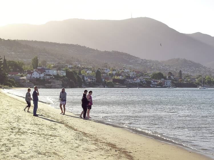 Swim at Nutgrove Beach