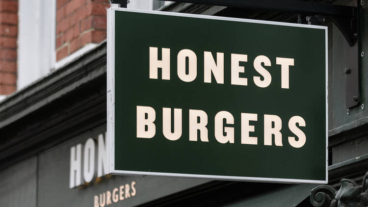 Image of Honest Burger sign