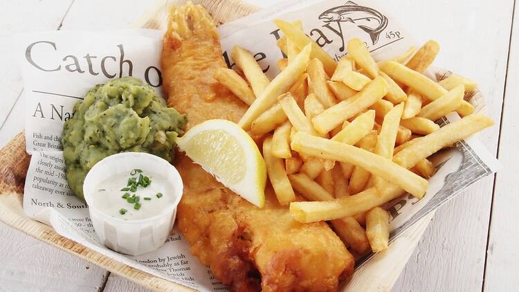 Fish and chips in the UK