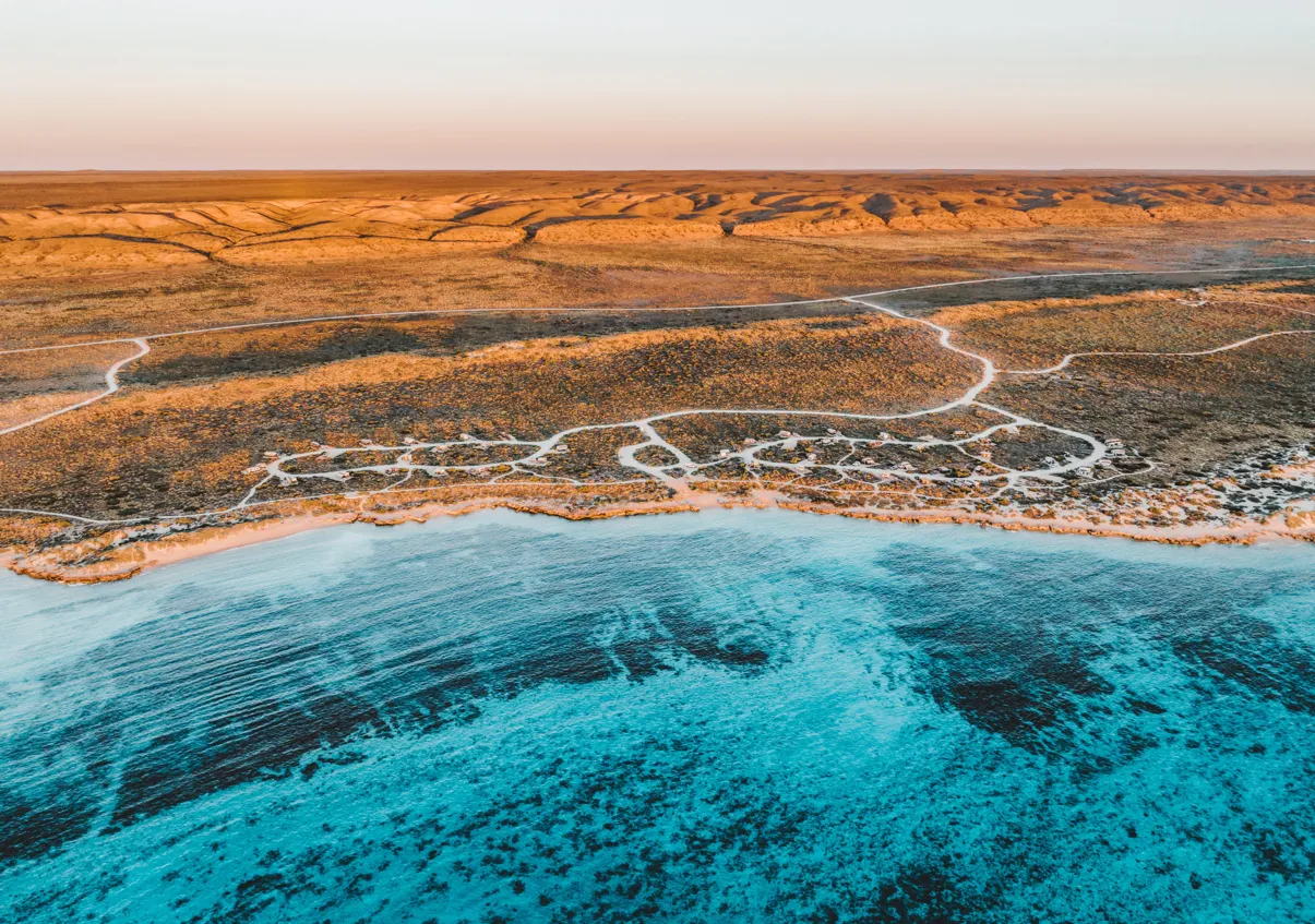 Aerial view of the Ningaloo Reef