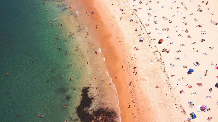 Aerial of Coogee Beach