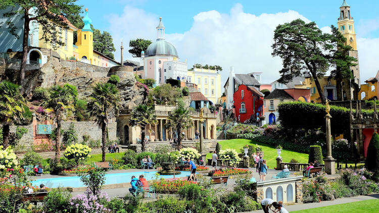 Explore the Mediterranean village of Portmeirion