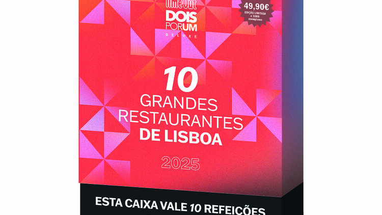 Caixa 2por1 Deluxe da Time Out - 10 Grandes Restaurantes de Lisboa 2025