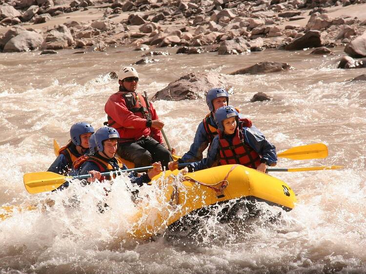 Rafting on the Mendoza River