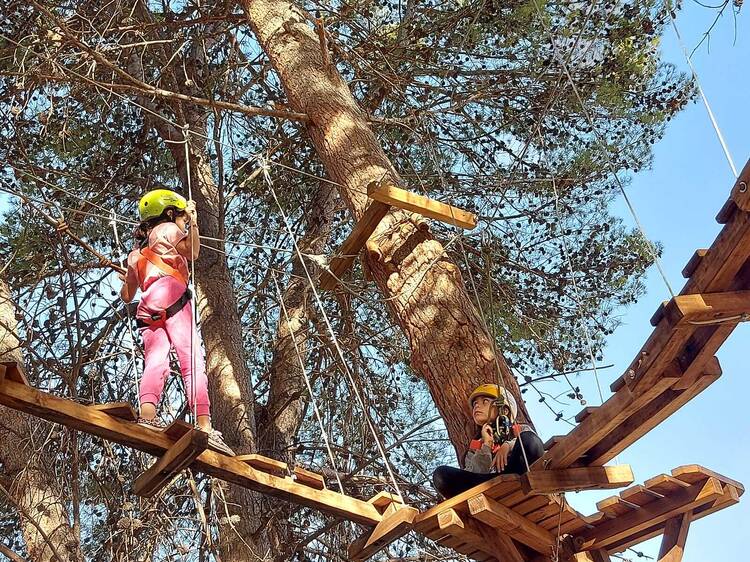 High-Ropes Adventure in Potrerillos and Villavicencio Park