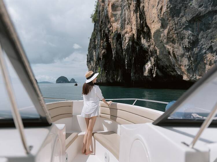 Sail into the sunset with your sweetheart around Krabi