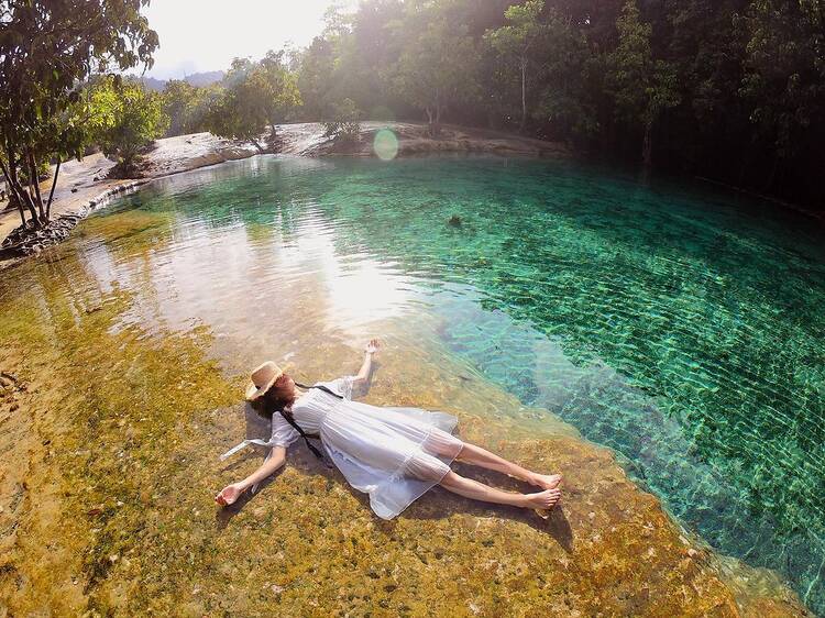 Take a plunge at Emerald Pool