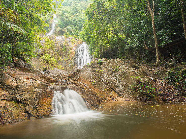 Camp in the wilderness at Khao Phanom Bencha National Park