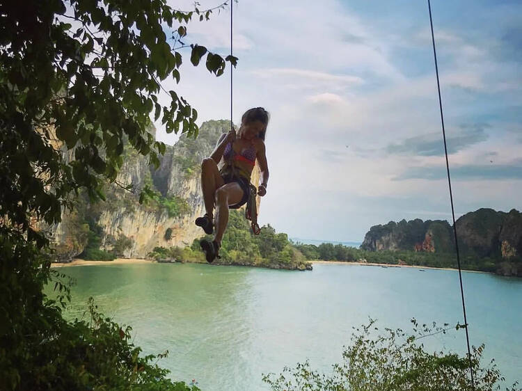 Grip and rip at Tonsai Beach