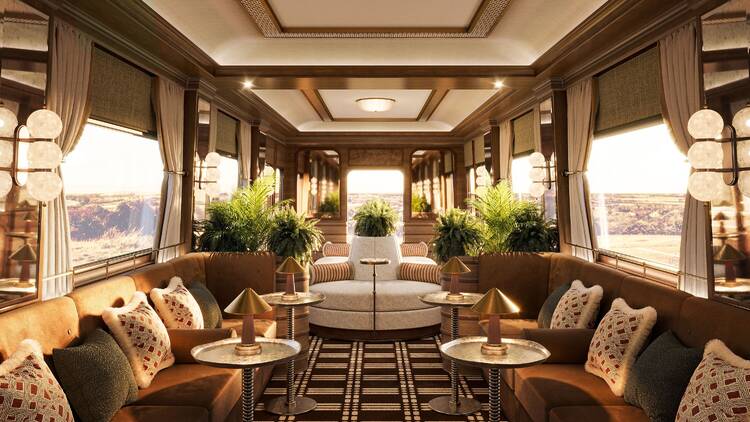 Bask in total opulence on this luxury overnight train